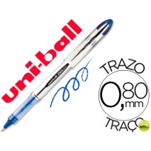 ROTULADOR UNI-BALL ROLLER UB-200 VISION AZUL 0,8 MM -UNIDAD