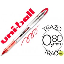 ROTULADOR UNI-BALL ROLLER UB-200 VISION ROJO 0,8 MM -UNIDAD