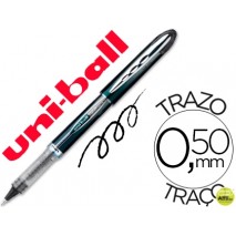 ROTULADOR UNI-BALL ROLLER UB-205 VISION NEGRO 0,5 MM -UNIDAD
