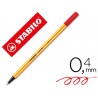 ROTULADOR STABILO PUNTA DE FIBRA POINT 88 ROJO 0,4 MM
