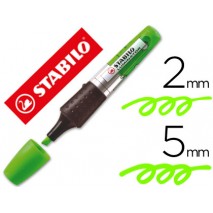 ROTULADOR STABILO BOSS LUMINATOR VERDE TINTA LIQUIDA