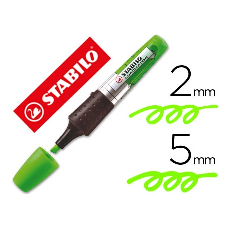 ROTULADOR STABILO BOSS LUMINATOR VERDE TINTA LIQUIDA
