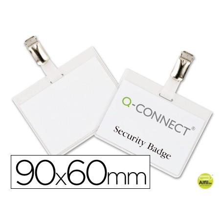 IDENTIFICADOR CON PINZA Q-CONNECT KF01562 60X90 MM -CERRADA