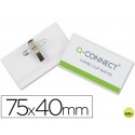 IDENTIFICADOR Q-CONNECT CON PINZA E IMPERDIBLE KF01568 40X75 MM.