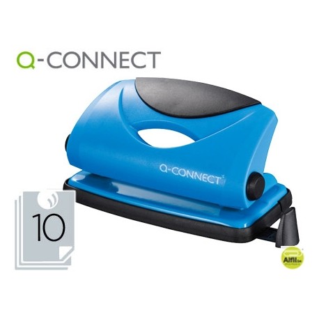 TALADRADOR Q-CONNECT KF02153 AZUL -ABERTURA 1 MM -CAPACIDAD 10 HOJAS