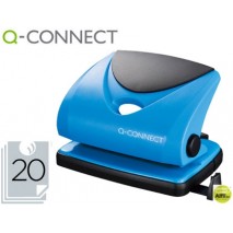 TALADRADOR Q-CONNECT KF02155 AZUL -ABERTURA 2 MM -CAPACIDAD 20 HOJAS