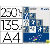 PAPEL FOTOCOPIADORA COLOR COPY GLOSSY DIN A4 135 GRAMOS PAQUETE 250 HOJAS