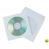 SOBRE PARA CD Q-CONNECT CON VENTANA TRANSPARENTE Y SOLAPA