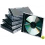 CAJA DE CD Q-CONNECT -CON INTERIOR NEGRO -PACK DE 10 UNIDADES