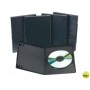 CAJA DVD Q-CONNECT -CON INTERIOR NEGRO -PACK DE 5 UNIDADES
