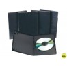 CAJA DVD Q-CONNECT -CON INTERIOR NEGRO -PACK DE 5 UNIDADES