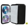 FICHERO C.D. Q-CONNECT POLIPROPILENO PARA 48 CD CON CREMALLERA