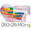CARPETA BEAUTONE CLASIFICADOR FUELLE 43804 POLIPROPILENO PARA LETRAS Y CHEQUES TTE. -SPECTRAFILE 13