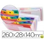 CARPETA BEAUTONE CLASIFICADOR FUELLE 43804 POLIPROPILENO PARA LETRAS Y CHEQUES TTE. -SPECTRAFILE 13