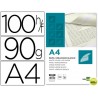 PAPEL VERJURADO LIDERPAPEL A4 90G/M2 BLANCO PAQUETE DE 100