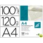 PAPEL VERJURADO LIDERPAPEL A4 120G/M2 BLANCO PAQUETE DE 100