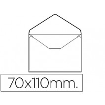 SOBRE LIDERPAPEL N.0 BLANCO TARJETA DE VISITA 75X110MM SIN ENGOMAR
