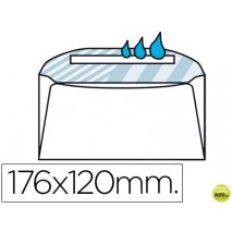 SOBRE LIDERPAPEL N.7 BLANCO COMERCIAL NORMALIZADO 120X176MM ENGOMADO
