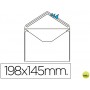 SOBRE LIDERPAPEL N.10 BLANCO OFICIO PROLONGADO 145X198MM ENGOMADO SOLAPA DE PICO