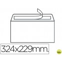 SOBRE LIDERPAPEL N.14 BLANCO DIN C4 229X324 MM TIRA DE SILICONA