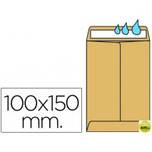 SOBRE LIDERPAPEL BOLSA N.1 KRAFT SALARIOS 100X150 MM ENGOMADO