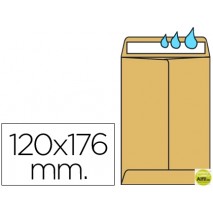 SOBRE LIDERPAPEL BOLSA N.2 KRAFT SALARIOS 120X176 MM ENGOMADO