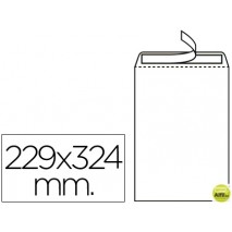SOBRE LIDERPAPEL BOLSA N.8 BLANCO DIN 229X324 MM TIRA DE SILICONA