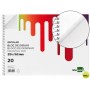 BLOC DIBUJO LIDERPAPEL ESCOLAR ESPIRAL 155X215MM 20 HOJAS 90G/M2 SIN RECUADRO