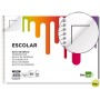 BLOC DIBUJO LIDERPAPEL ESCOLAR ESPIRAL 230X325MM 20 HOJAS 90G M2 SIN RECUADRO