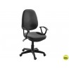 SILLA GIRATORIA Q-CONNECT BASE NYLON REGULABLE EN ALTURA 97+10 CM ALTO NEGRA 47 CM LARGO 45 CM PROFU