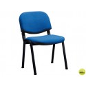 SILLA APILABLE Q-CONNECT BRAZOS CORTOS TAPIZADA SIN RIEDAS 81 CM ALTO 47 CM LARGO 42 CM PROFUNDIDAD