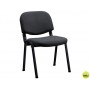 SILLA APILABLE Q-CONNECT BRAZOS CORTOS TAPIZADA SIN RUEDAS 81 CM ALTO 47 CM LARGO 42 CM PROFUNDIDAD