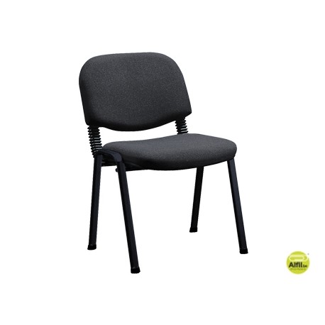 SILLA APILABLE Q-CONNECT BRAZOS CORTOS TAPIZADA SIN RUEDAS 81 CM ALTO 47 CM LARGO 42 CM PROFUNDIDAD