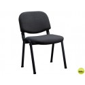 SILLA APILABLE Q-CONNECT BRAZOS CORTOS TAPIZADA SIN RUEDAS 81 CM ALTO 47 CM LARGO 42 CM PROFUNDIDAD