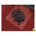 ALFOMBRILLA PARA SUELO Q-CONNECT PVC PROTECTORA DE MOQUETAS 1143X1346 MM GROSOR 2,5 MM