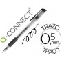 BOLIGRAFO Q-CONNECT TINTA GEL NEGRO 0.7 MM SUJECION DE CAUCHO