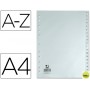 SEPARADOR ALFABETICO Q-CONNECTPLASTICO A-Z DIN A4 -MULTITALADRO