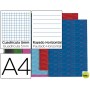 BLOC ESPIRAL LIDERPAPEL A4 MICRO MULTIDISCIPLINA TAPA FORRADA 160H 70G 32H 5MM 128H HORIZONTAL 5 BAN
