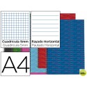 BLOC ESPIRAL LIDERPAPEL A4 MICRO MULTIDISCIPLINA TAPA FORRADA 160H 70G 32H 5MM 128H HORIZONTAL 5 BAN