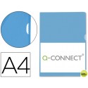CARPETA DOSSIER UÑERO PLASTICOQ-CONNECT DIN A4 120 MICRAS AZUL