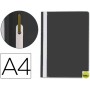 CARPETA DOSSIER FASTENER PLASTICO Q-CONNECT DIN A4 NEGRA