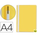 CARPETA DOSSIER FASTENER PLASTICO Q-CONNECT DIN A4 AMARILLA