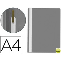 CARPETA DOSSIER FASTENER PLASTICO Q-CONNECT DIN A4 GRIS
