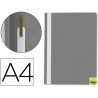 CARPETA DOSSIER FASTENER PLASTICO Q-CONNECT DIN A4 GRIS