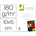 PAPEL Q-CONNECT FOTO GLOSSY -KF01905 -10X15 -DIGITAL PHOTO -PARA INK-JET -BOLSA DE 25 HOJAS DE 180 G