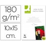 PAPEL Q-CONNECT FOTO GLOSSY -KF01905 -10X15 -DIGITAL PHOTO -PARA INK-JET -BOLSA DE 25 HOJAS DE 180 G