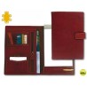 CARPETA PORTAFOLIOS ARTESANIA CUARTO CON BOCHE PIEL MEDIDAS 27,5X19X3 CM.