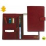 CARPETA PORTAFOLIOS ARTESANIA CUARTO CON BOCHE PIEL MEDIDAS 27,5X19X3 CM.