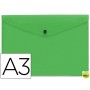 CARPETA BEAUTONE DOSSIER BROCHE 44243 POLIPROPILENO DIN A3 VERDE -SERIE FROSTY