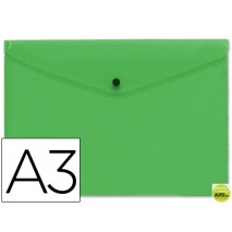 CARPETA BEAUTONE DOSSIER BROCHE 44243 POLIPROPILENO DIN A3 VERDE -SERIE FROSTY